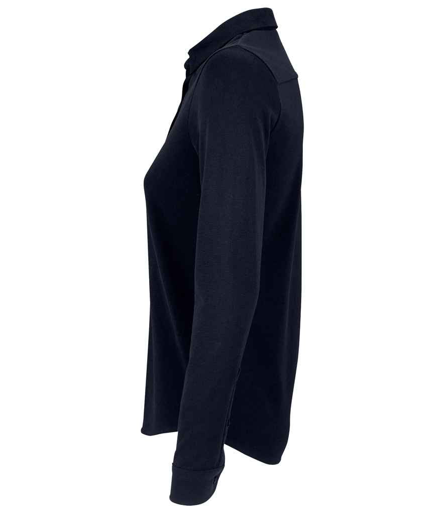NEOBLU Ladies Basile Organic Cotton Long Sleeve Piqué Shirt