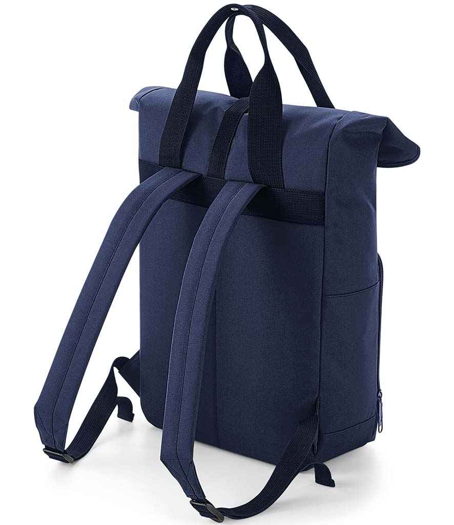 BagBase Recycled Twin Handle Roll-Top Backpack