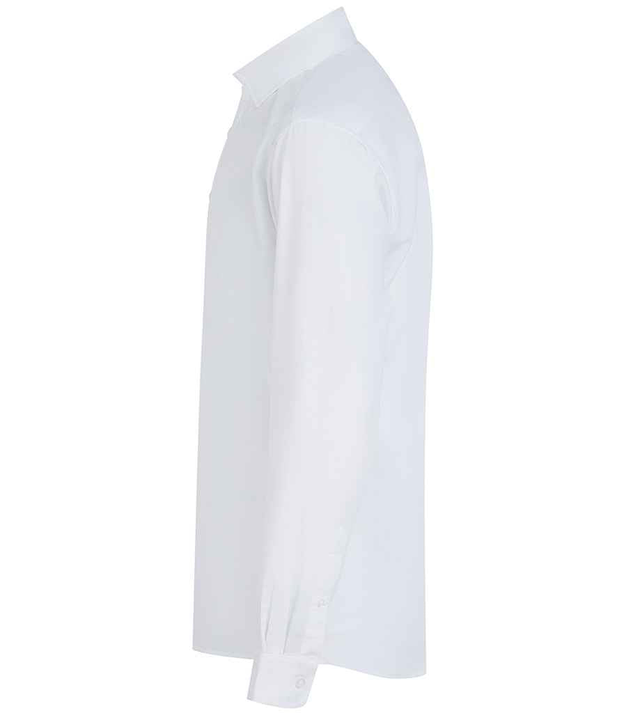 Henbury Long Sleeved Cotton Feel Coolplus® Shirt