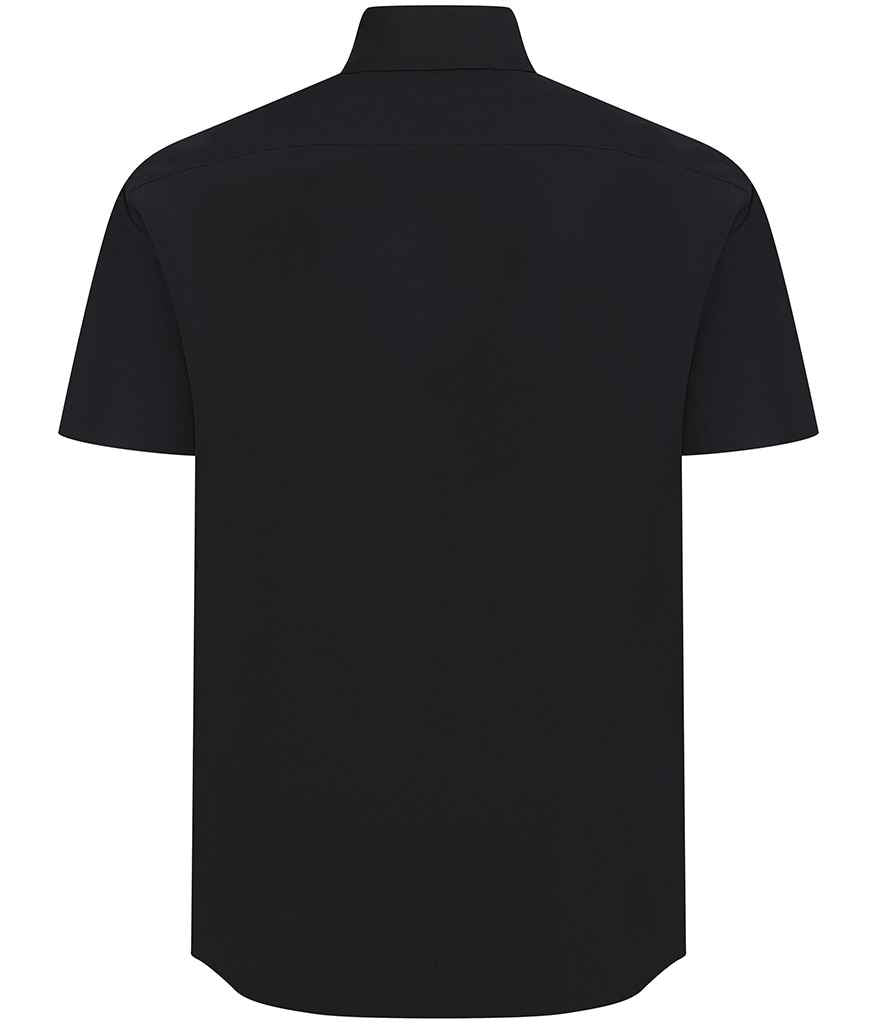 Henbury Short Sleeved Cotton Feel Coolplus® Shirt
