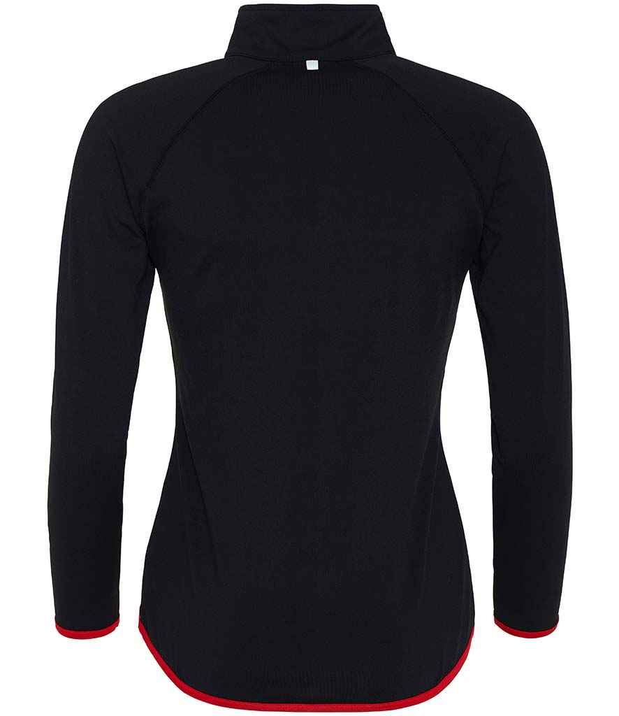 AWDis Ladies Cool Half Zip Sweat Top