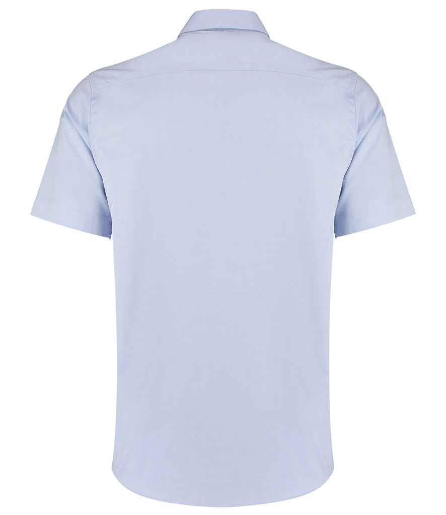 Kustom Kit Premium Short Sleeve Tailored Oxford Shirt