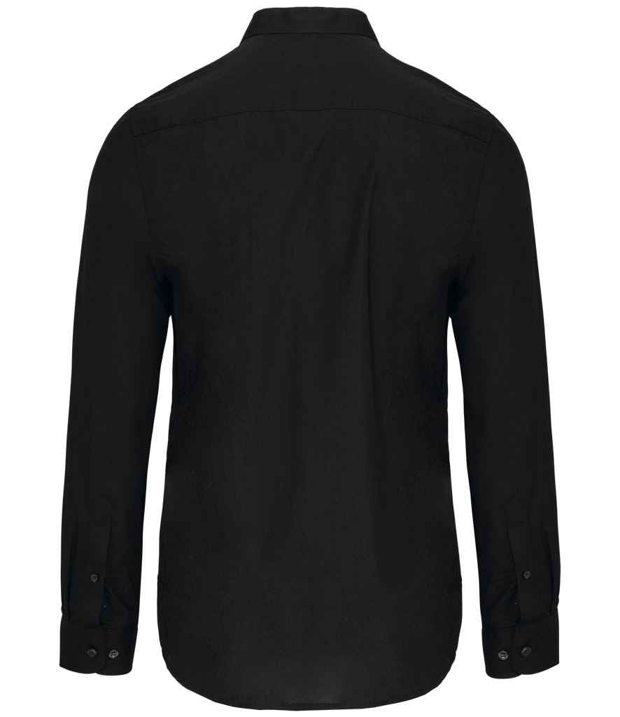 Kariban Long Sleeve Mandarin Collar Shirt