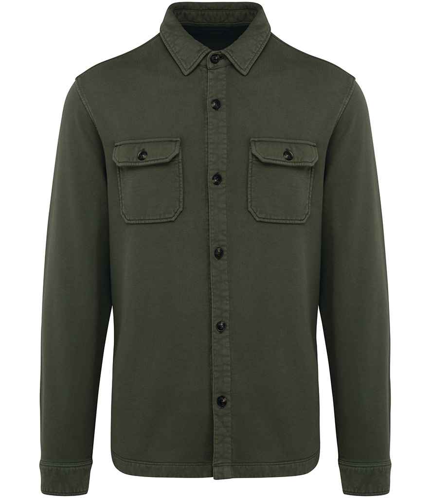 Native Spirit Faded Brushed Fleece Overshirt