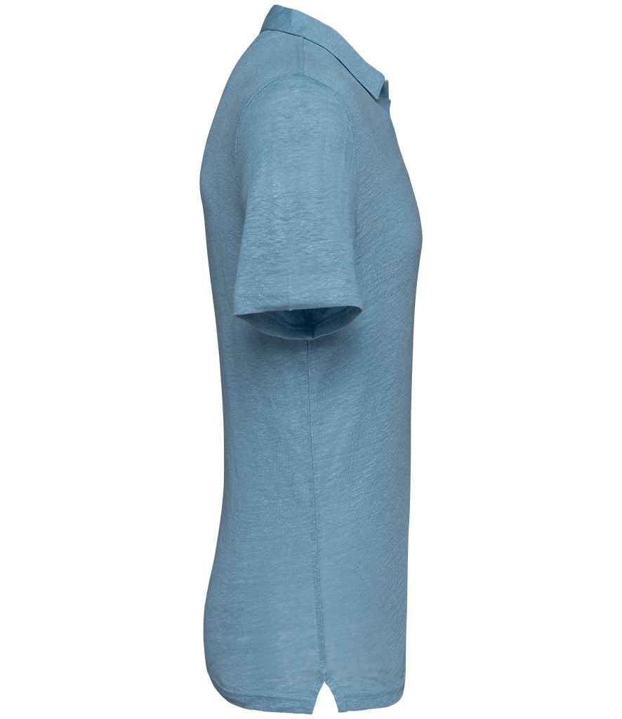 Spasso Linen Polo Shirt