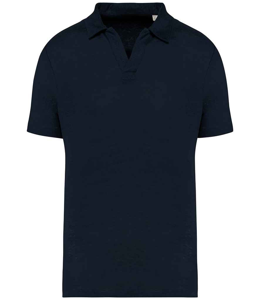Spasso Linen Polo Shirt