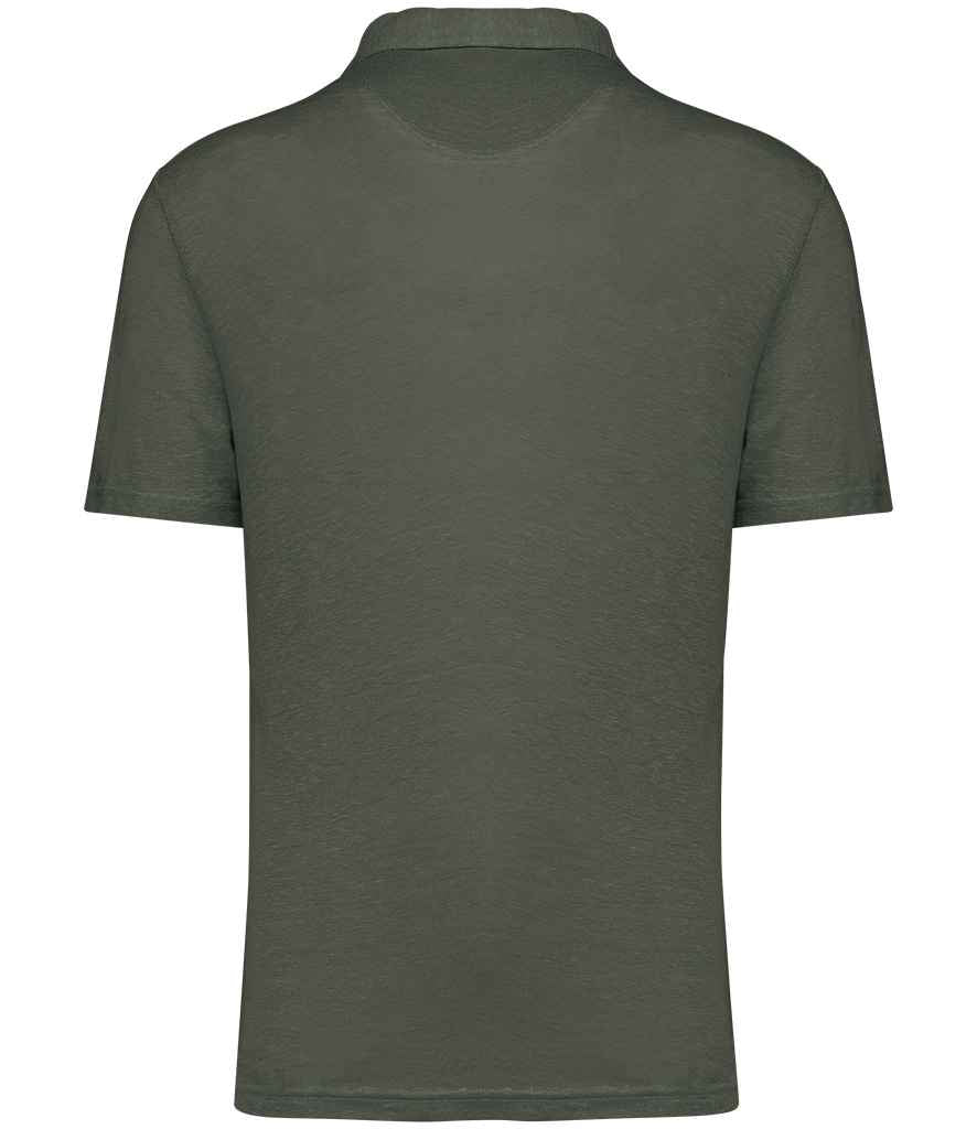 Spasso Linen Polo Shirt