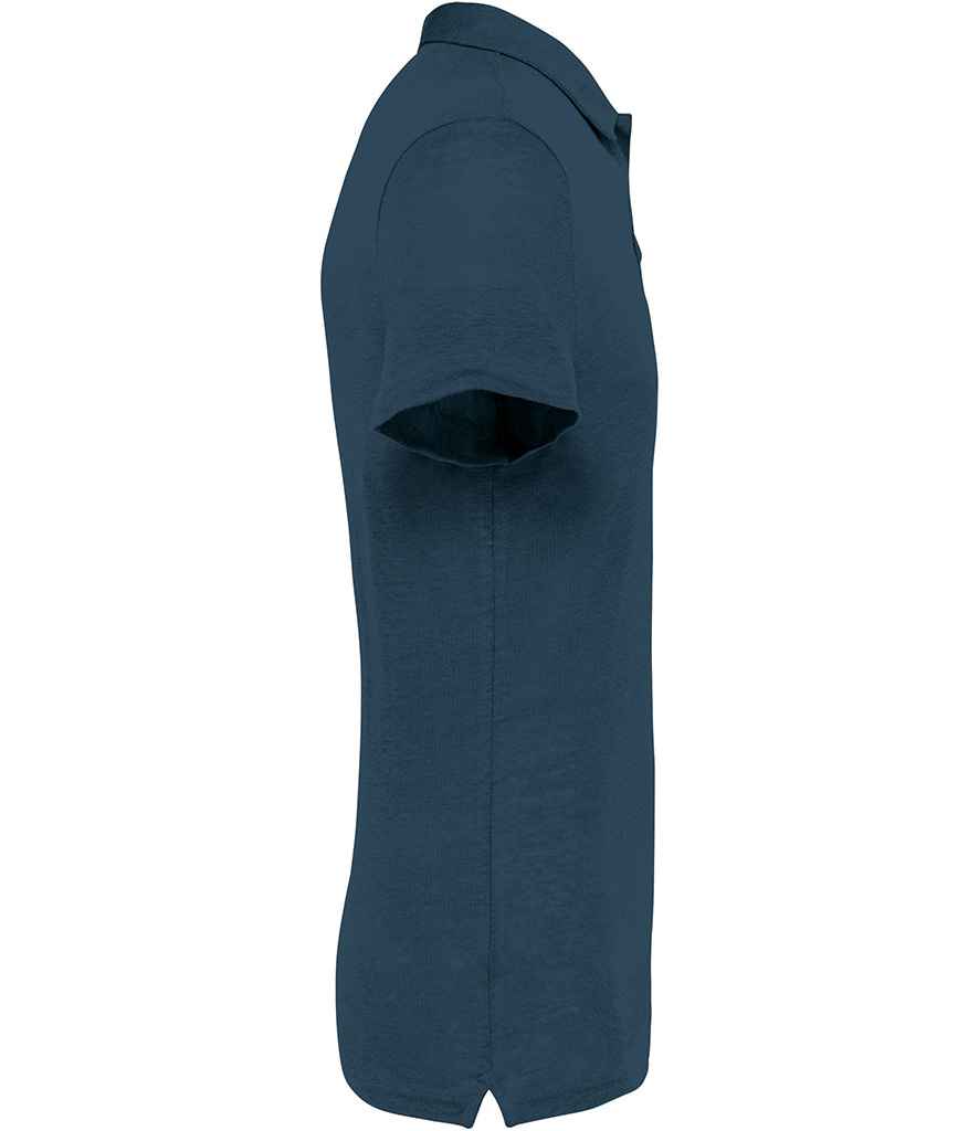 Spasso Linen Polo Shirt