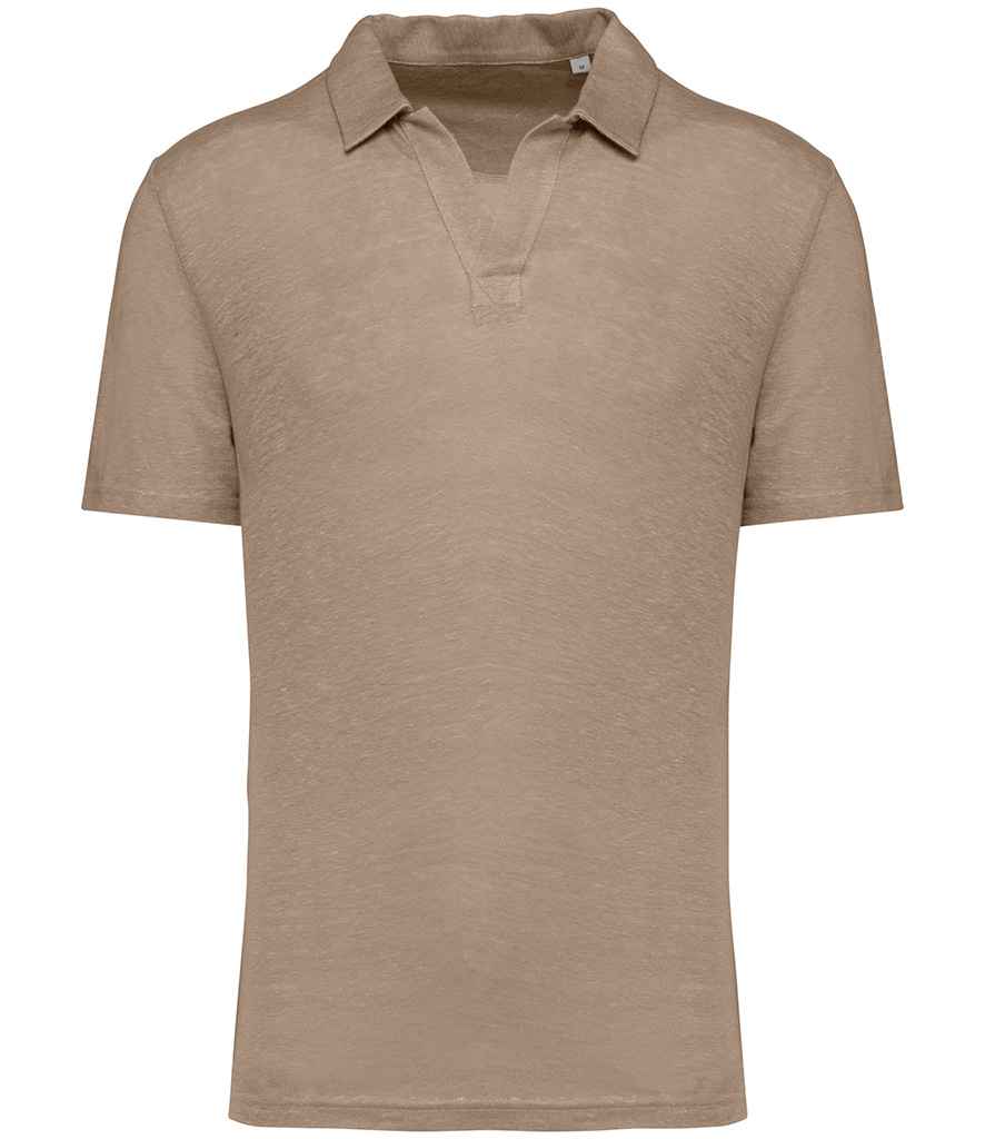 Spasso Linen Polo Shirt