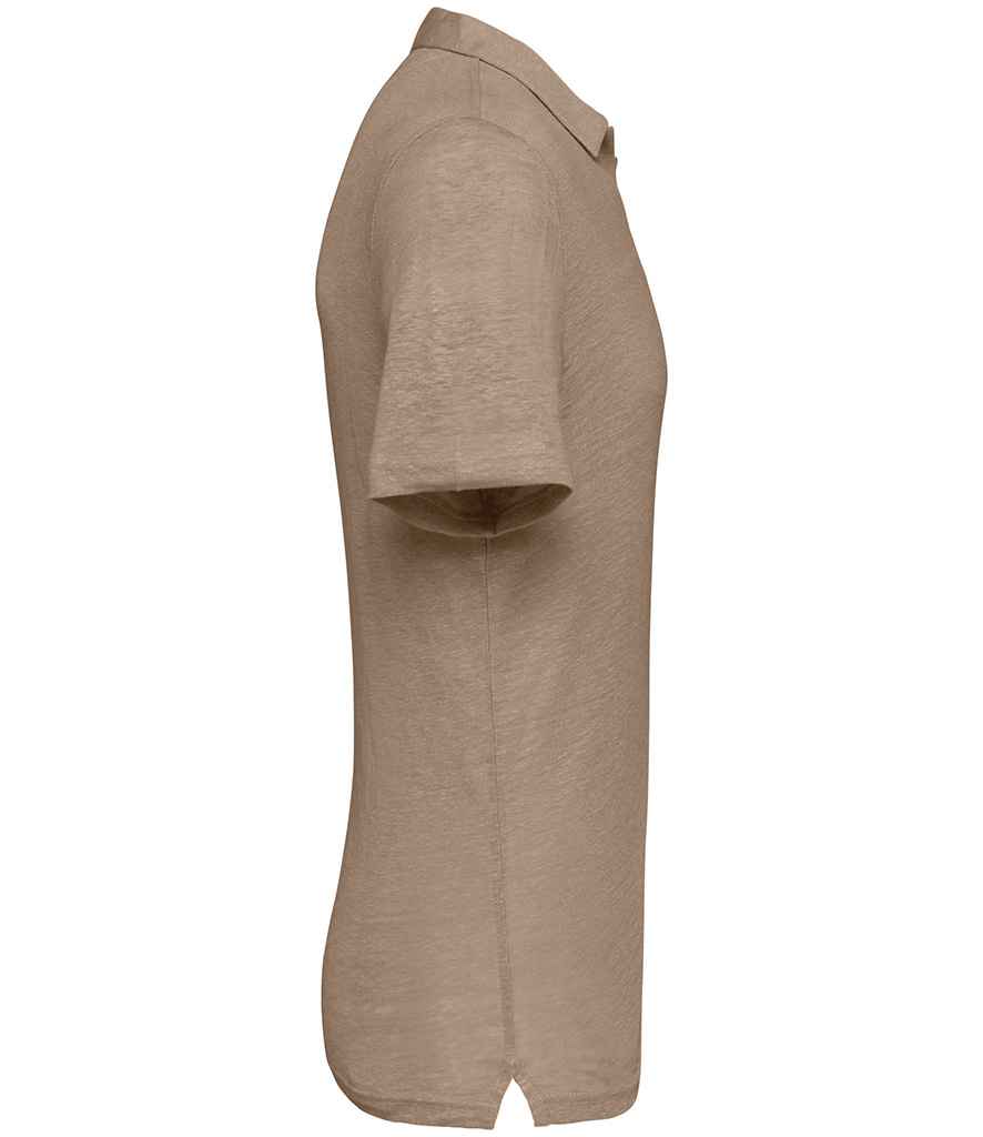 Spasso Linen Polo Shirt