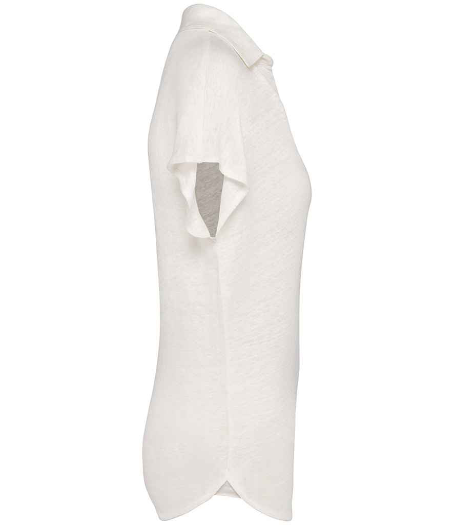 Spasso Ladies Linen Polo Shirt
