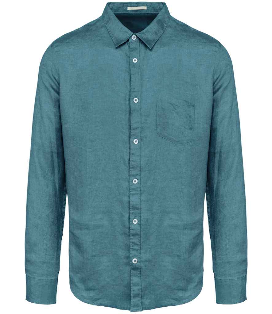 Spasso Long Sleeve Linen Shirt