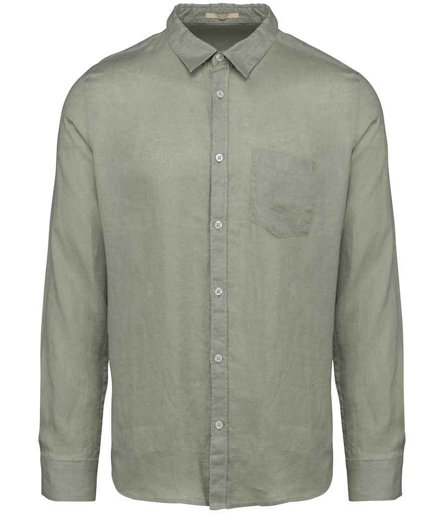 Spasso Long Sleeve Linen Shirt