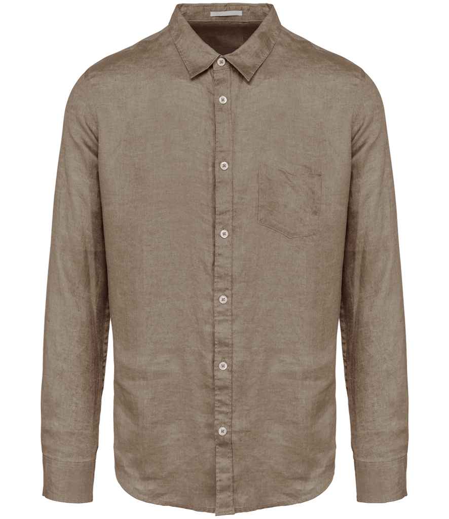 Spasso Long Sleeve Linen Shirt