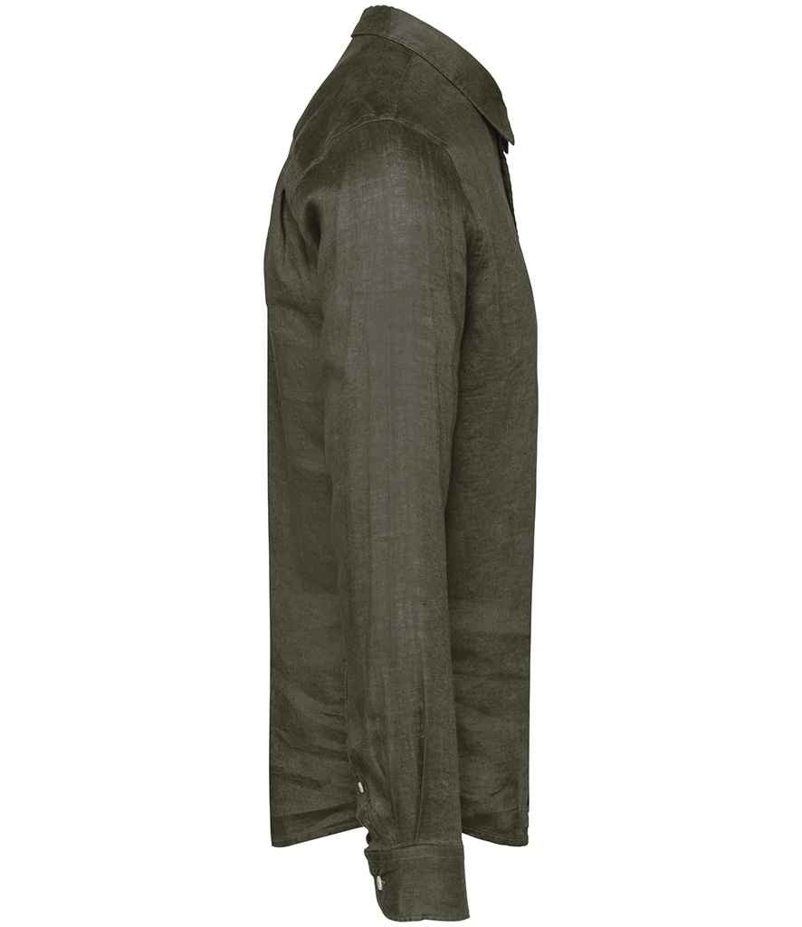 Spasso Long Sleeve Linen Shirt