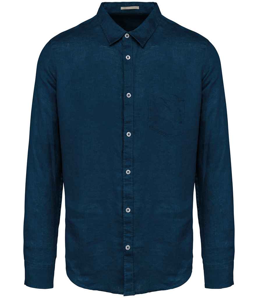 Spasso Long Sleeve Linen Shirt