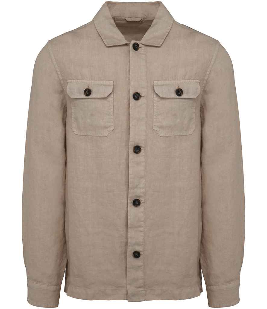 Spasso Linen Washed Overshirt