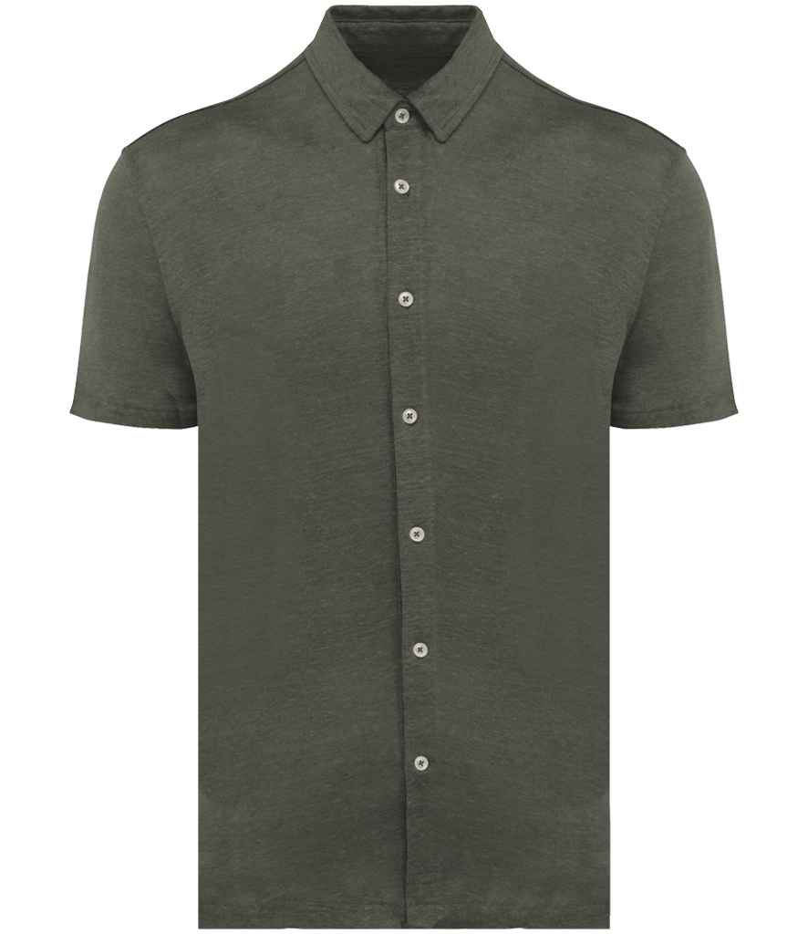 Spasso Short Sleeve Linen Shirt