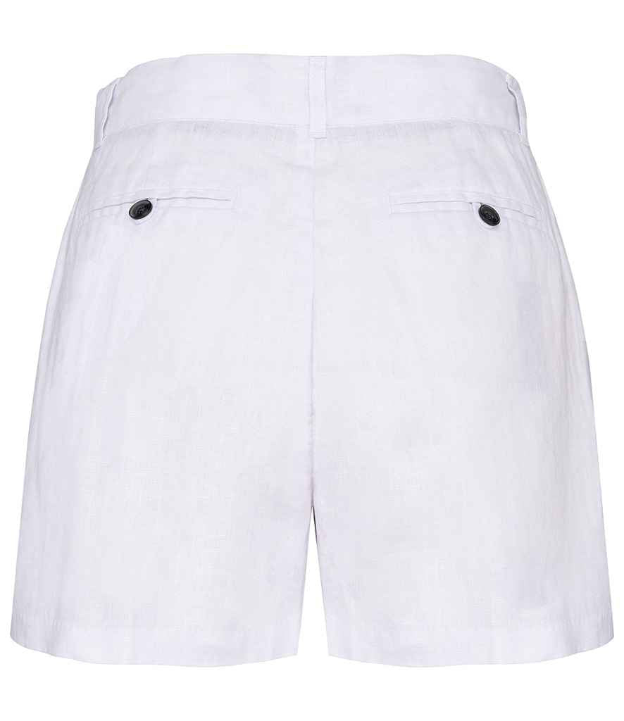 Spasso Ladies Linen Bermuda Shorts