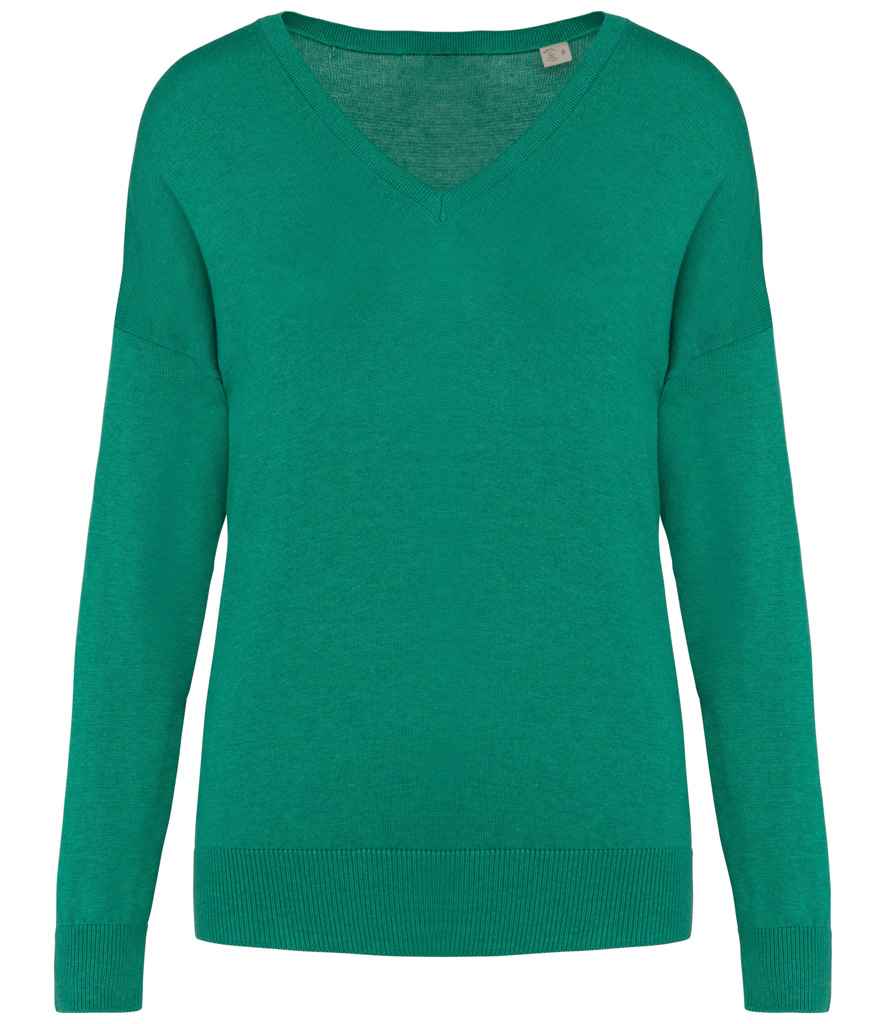 Spasso Ladies TENCEL™ V Neck Sweater