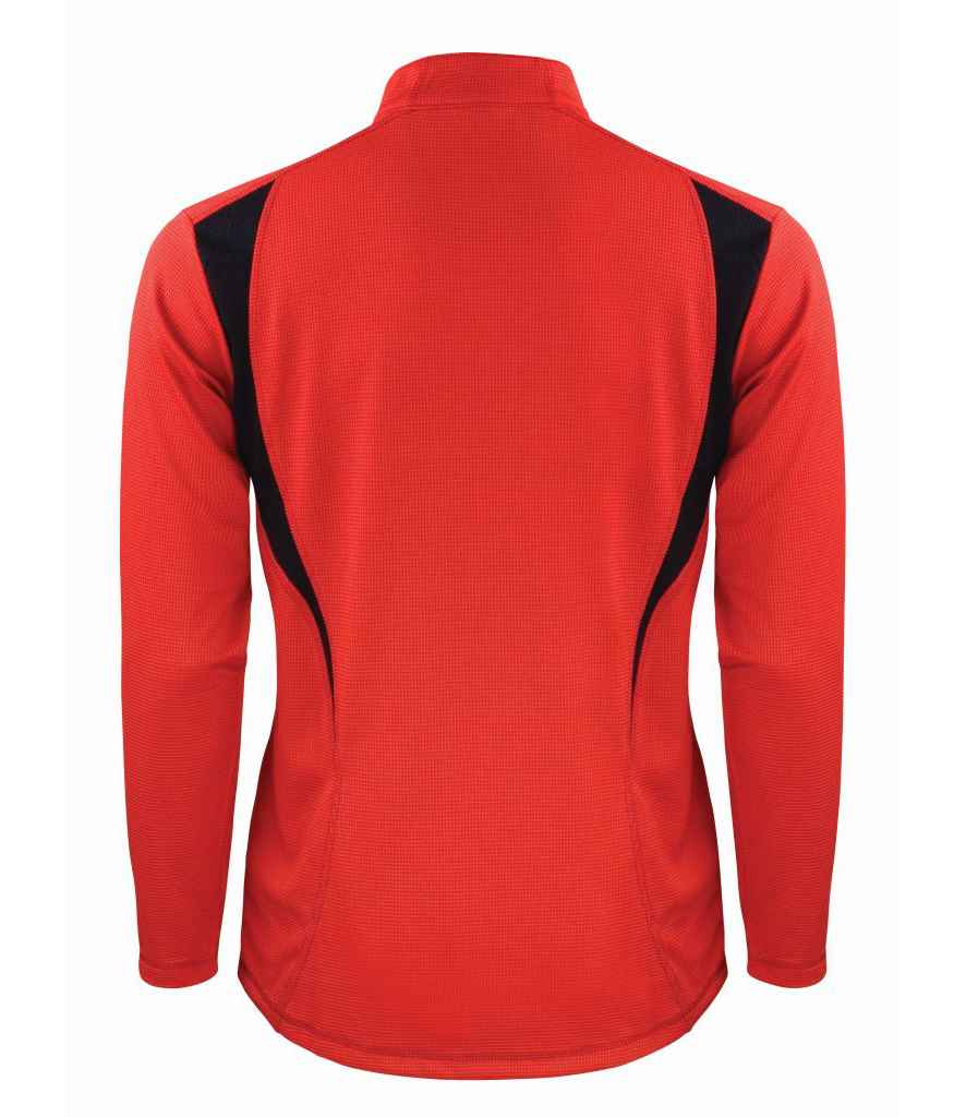 Spiro Unisex Zip Neck Trial Training Top