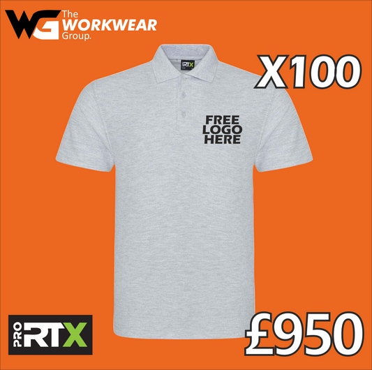 100 Polo Shirt Bundle