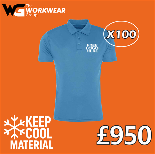 100 Keep Cool Polo Shirt Bundle
