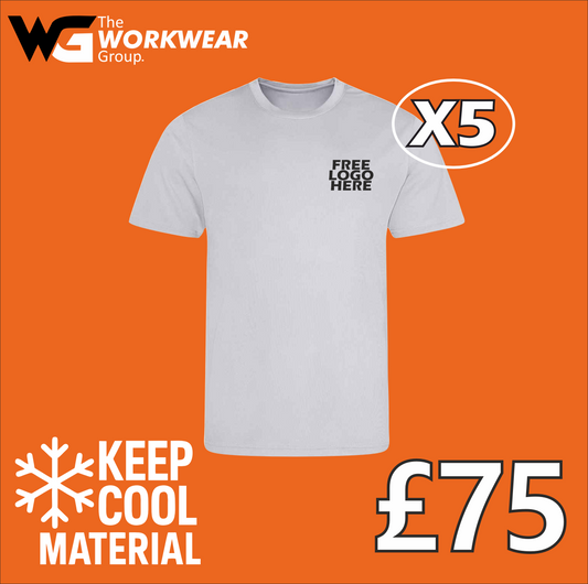 5 Keep Cool T-Shirt Bundle