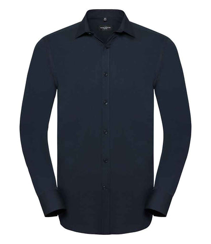 Russell Collection Long Sleeve Ultimate Stretch Shirt