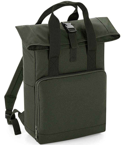 BagBase Recycled Twin Handle Roll-Top Backpack