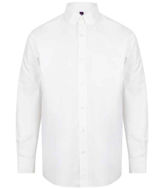 Henbury Long Sleeve Classic Oxford Shirt