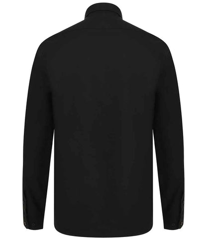 Henbury Modern Long Sleeve Regular Fit Oxford Shirt