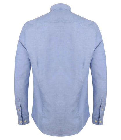 Henbury Modern Long Sleeve Slim Fit Oxford Shirt