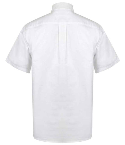 Henbury Short Sleeve Classic Oxford Shirt