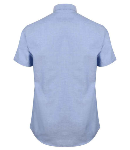 Henbury Modern Short Sleeve Regular Fit Oxford Shirt