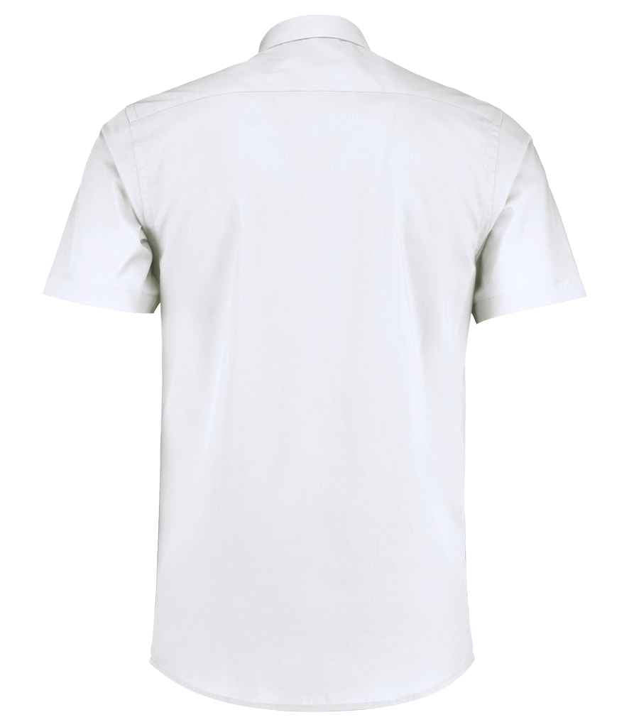 Kustom Kit Short Sleeve Tailored Poplin Shirt