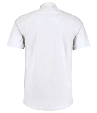 Kustom Kit Short Sleeve Tailored Poplin Shirt