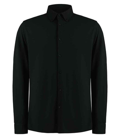 Kustom Kit Long Sleeve Superwash® 60°C Piqué Shirt