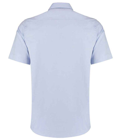 Kustom Kit Premium Short Sleeve Tailored Oxford Shirt