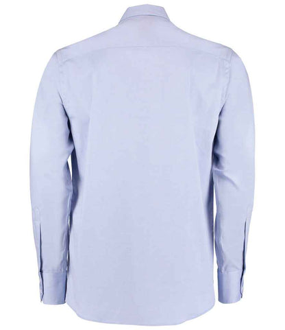 Kustom Kit Premium Long Sleeve Tailored Oxford Shirt