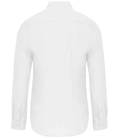 Kariban Long Sleeve Mandarin Collar Shirt