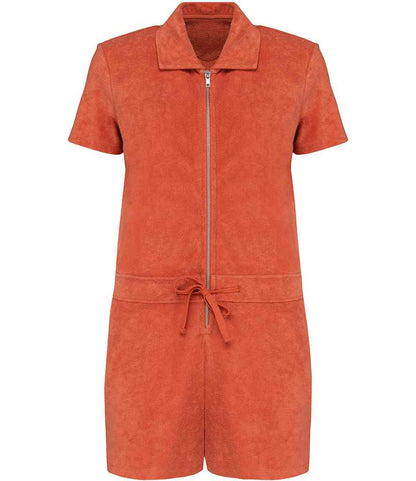 Native Spirit Ladies Terry Towel Short Overall