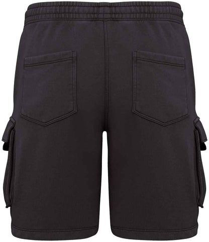Native Spirit French Terry Washed Effect Cargo Shorts