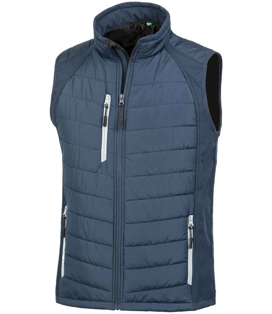 Result Genuine Recycled Compass Padded Gilet