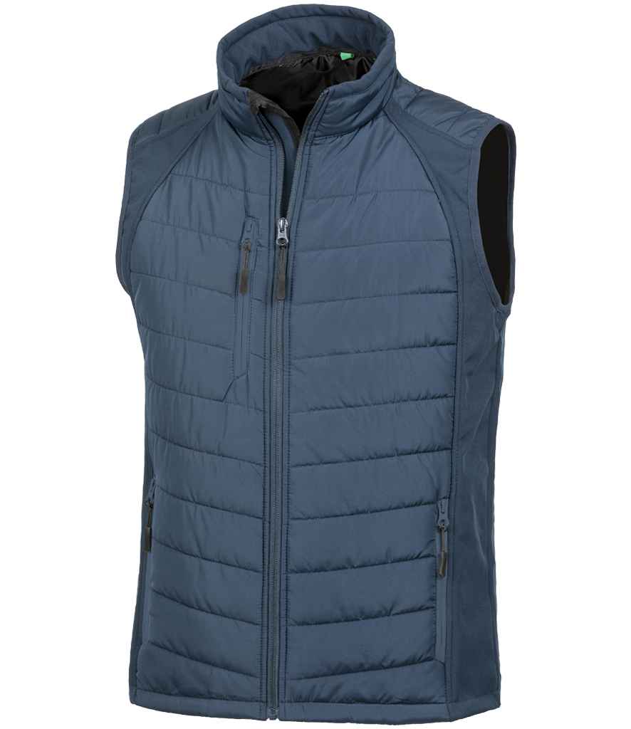 Result Genuine Recycled Compass Padded Gilet