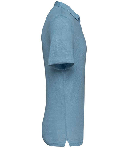 Spasso Linen Polo Shirt