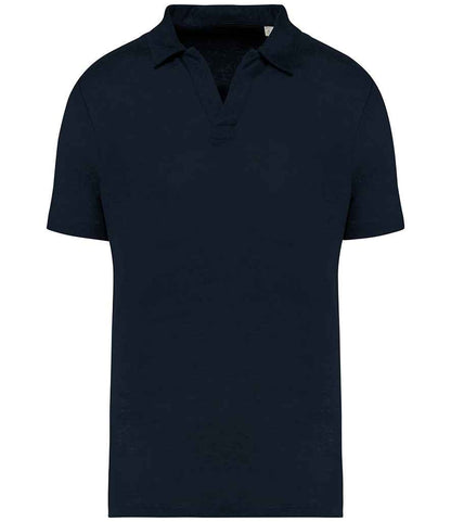 Spasso Linen Polo Shirt