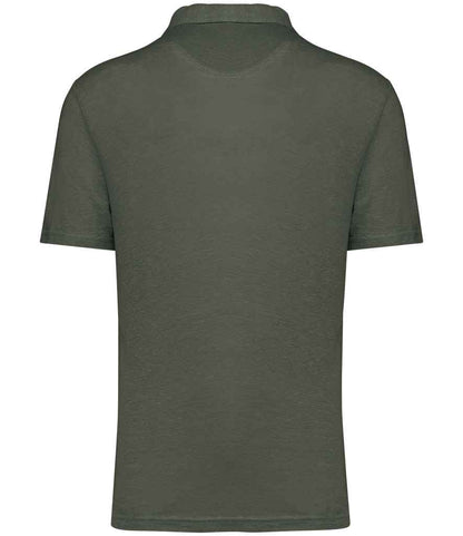 Spasso Linen Polo Shirt