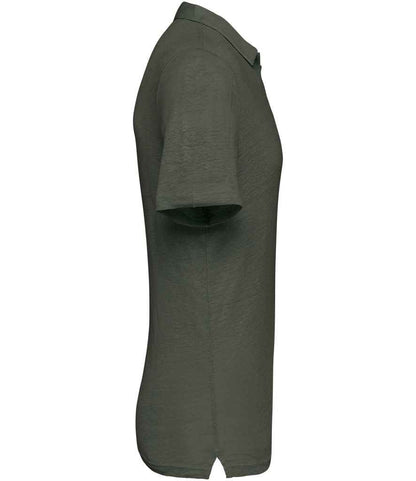 Spasso Linen Polo Shirt