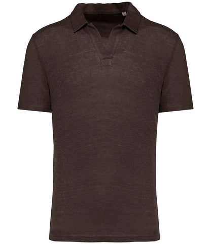Spasso Linen Polo Shirt